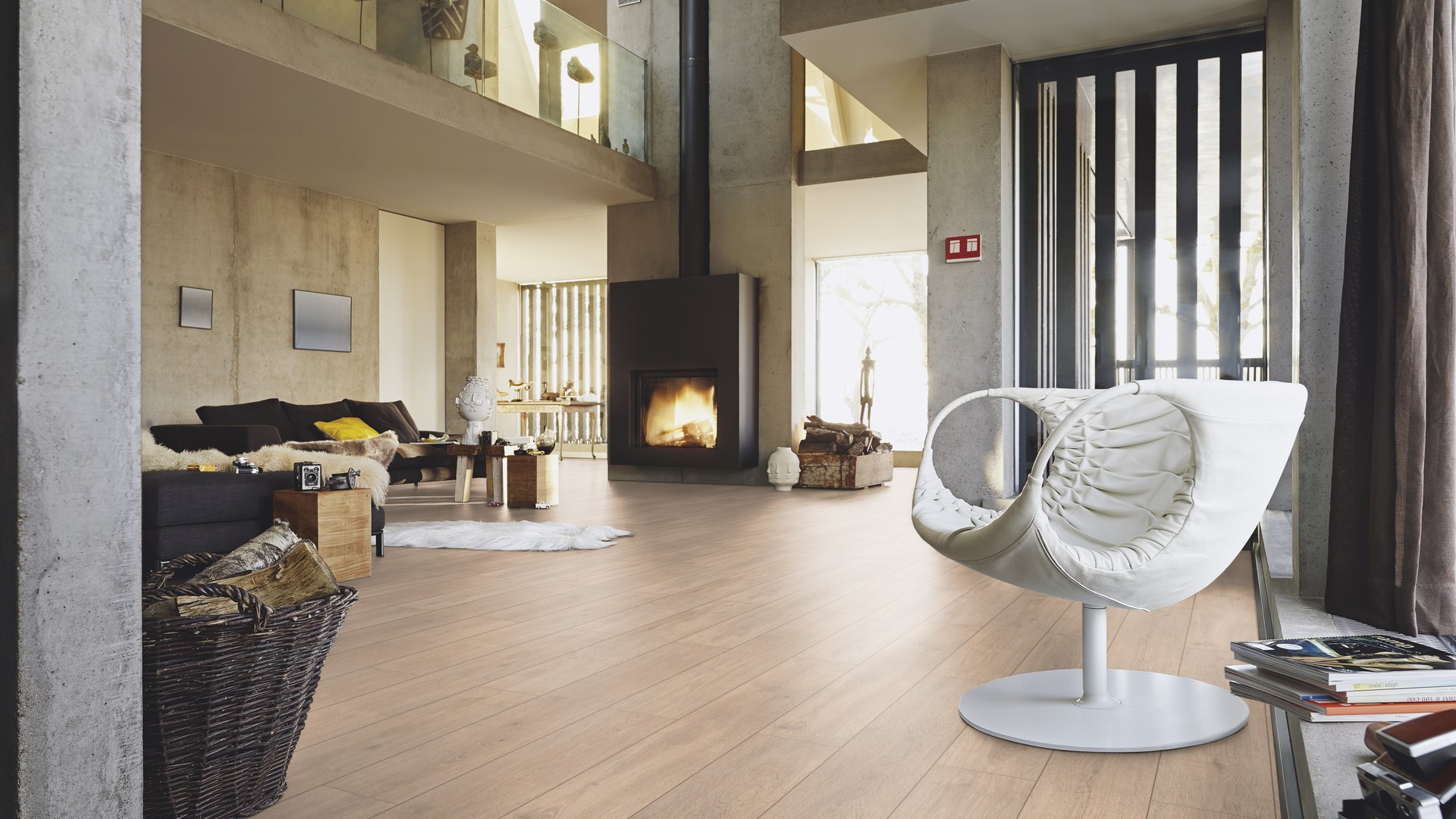 Ламинат Meister LD 150 Дуб Каледония Caledonia oak 600017-1288198-06421 1288×198×8 фото в интерьере