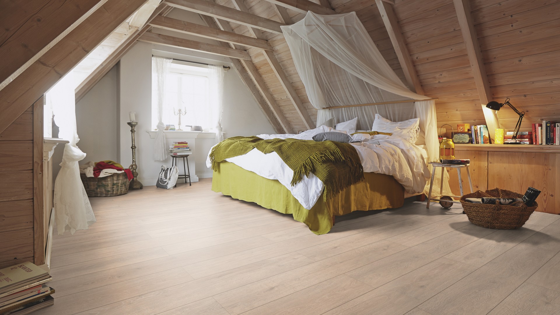 Ламинат Meister LD 150 Дуб Каледония Caledonia oak 600017-1288198-06421 1288×198×8 фото в интерьере