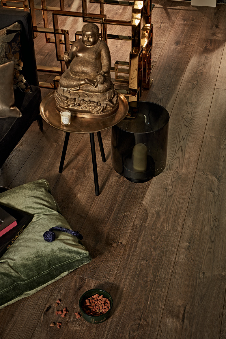 Ламинат Meister LL 150/6834 Дуб Dark farm 2052×220×8 фото в интерьере