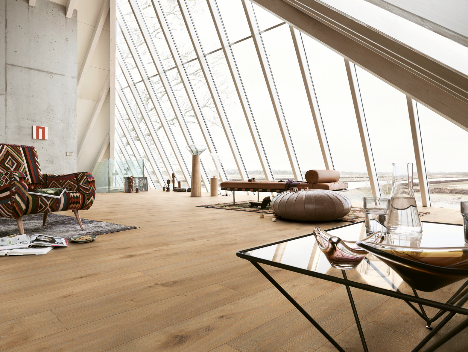 Ламинат Meister LL 250/6385 Дуб Дакар 2052×248×10 фото в интерьере