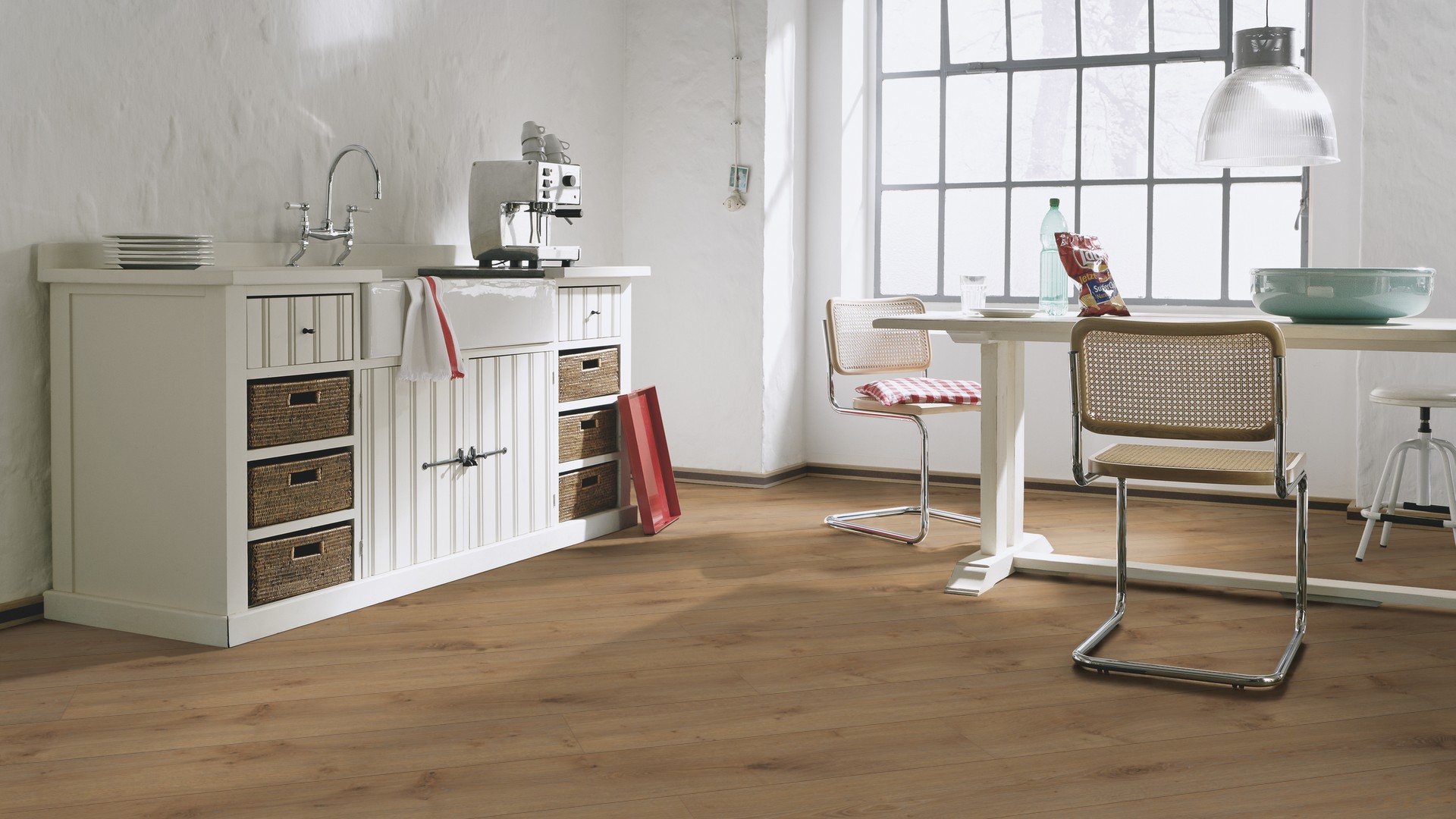 Ламинат Meister LL 250/6385 Дуб Дакар 2052×248×10 фото в интерьере