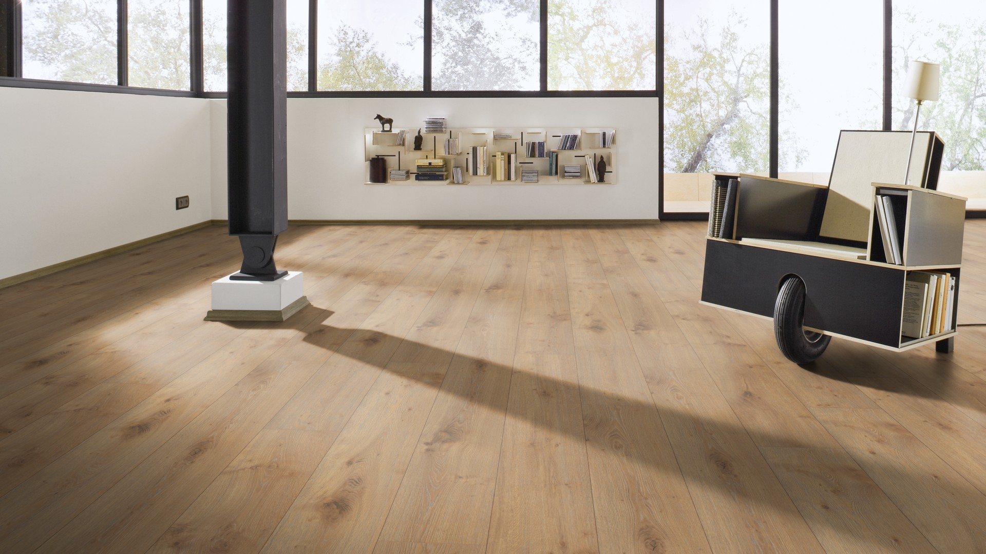 Ламинат Meister LL 250/6385 Дуб Дакар 2052×248×10 фото в интерьере