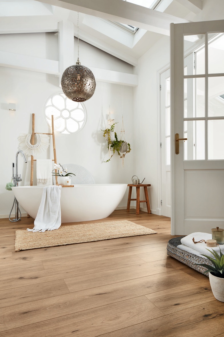 Ламинат Meister LD 250/6843 Дуб полевой светлый 1287×220×10 фото в интерьере