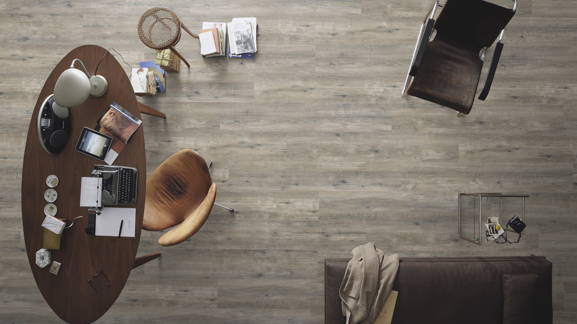 Ламинат Meister LD 250/6847 Дуб фьорд серый 1287×220×10 фото в интерьере