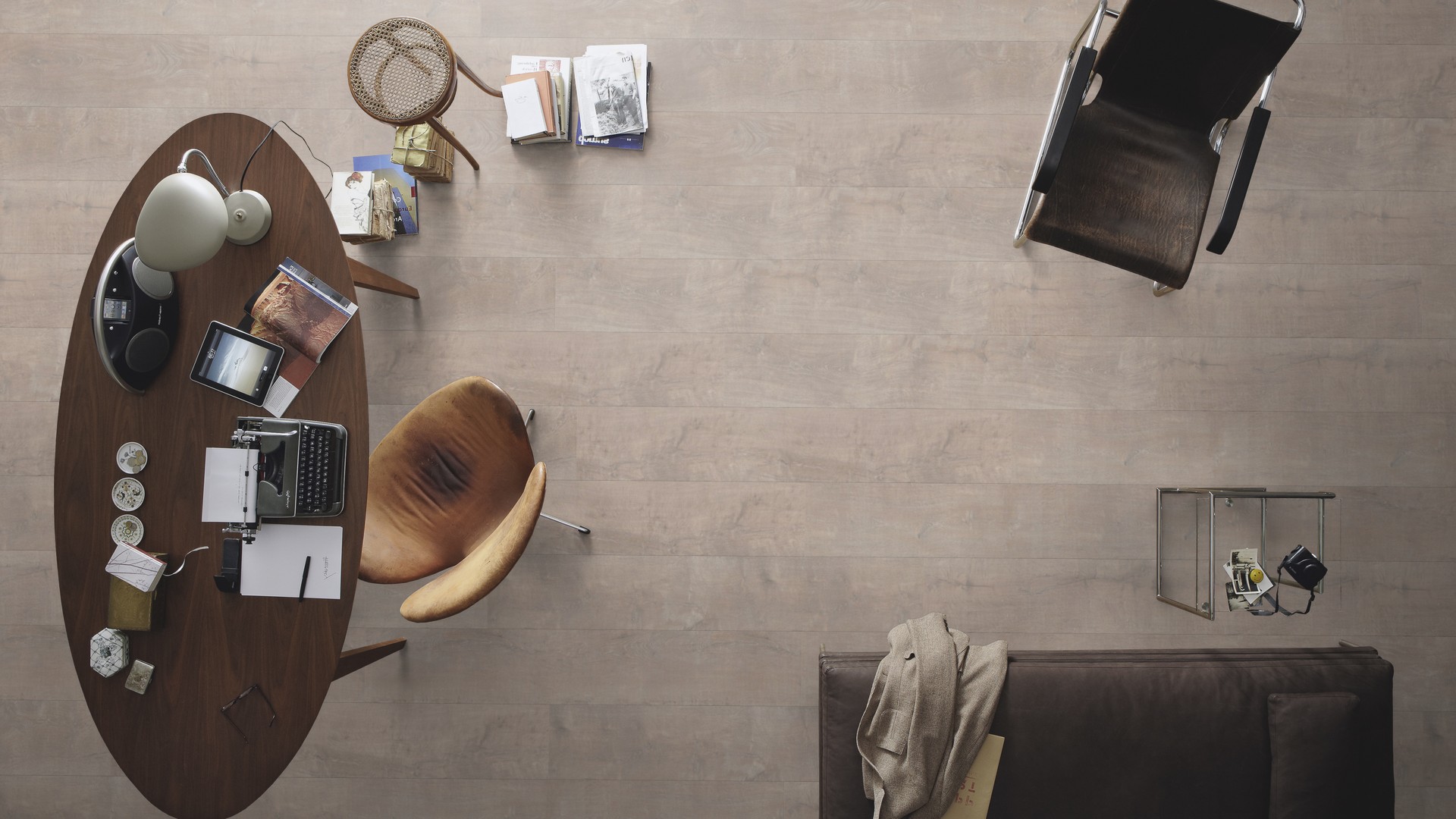 Ламинат Meister LD 250/6959 Дуб Greige 1287×220×10 фото в интерьере