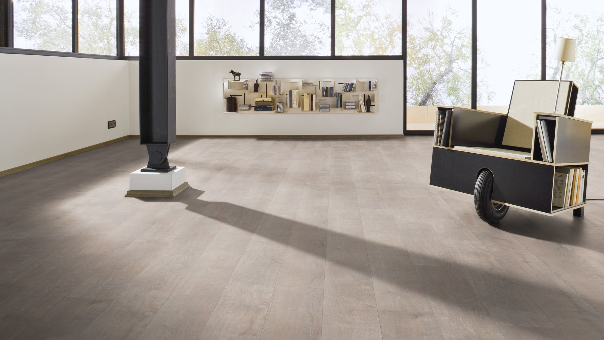 Ламинат Meister LD 250/6959 Дуб Greige 1287×220×10 фото в интерьере