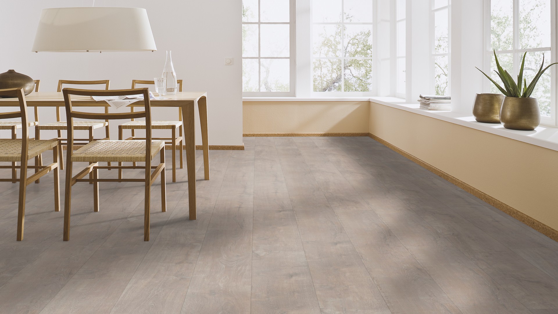 Ламинат Meister LD 250/6959 Дуб Greige 1287×220×10 фото в интерьере