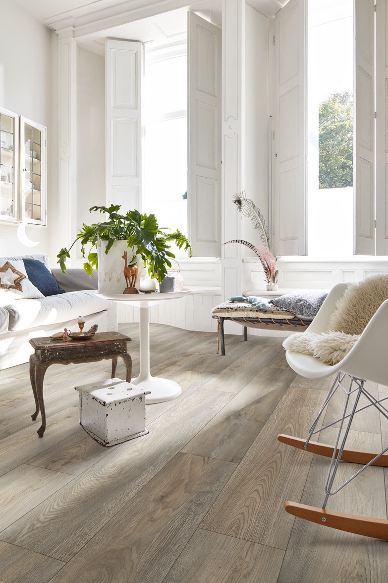 Ламинат Meister LD 250/6977 Дуб серый дикий 1287×220×10 фото в интерьере