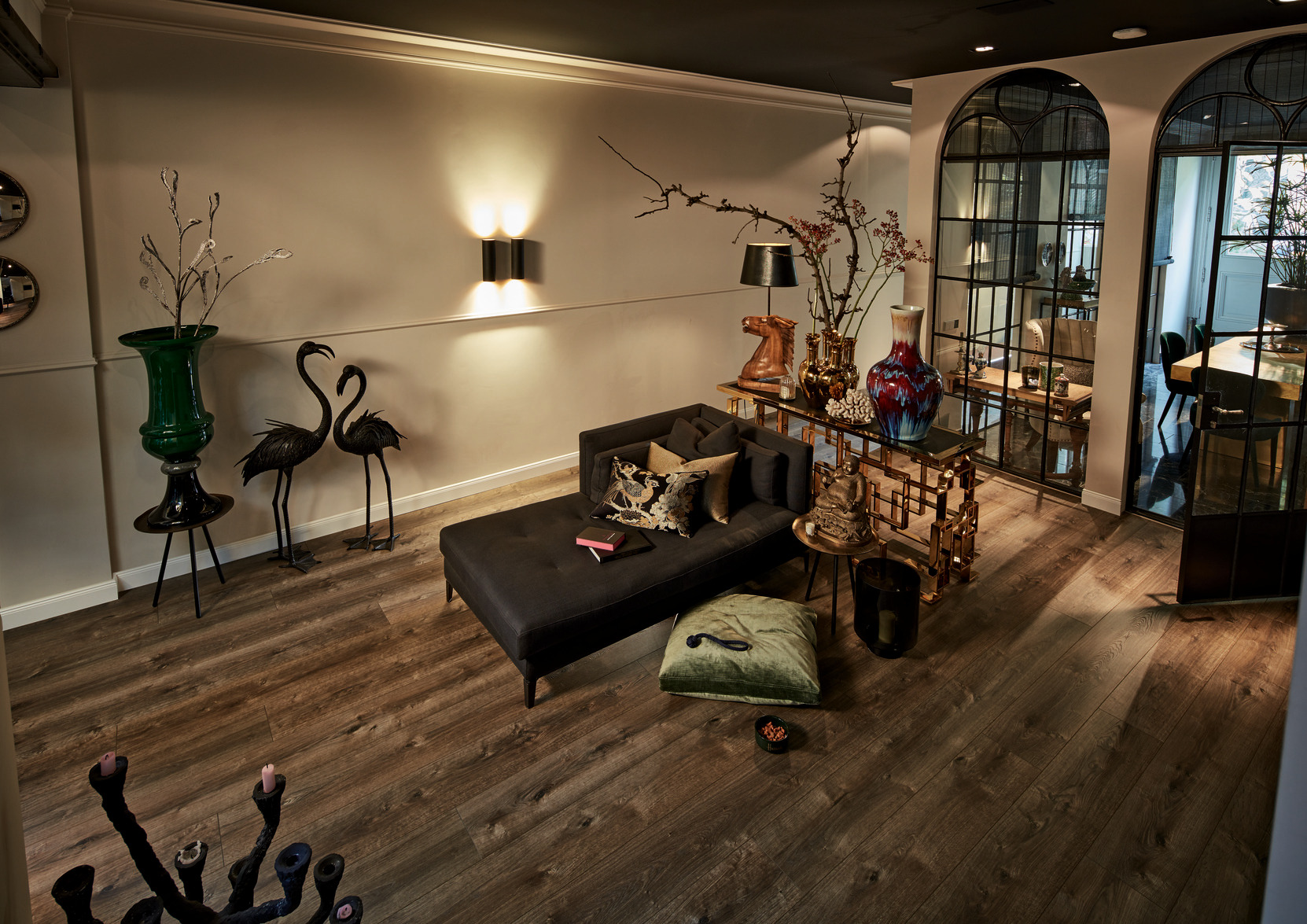 Ламинат Meister LL 200/6834 Дуб Dark farm 2052×220×12 фото в интерьере