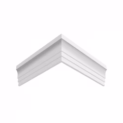 Потолочный плинтус ЛДФ под покраску Ultrawood CR 0027 2440×15×50