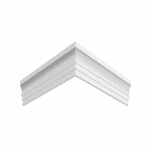 Потолочный плинтус ЛДФ под покраску Ultrawood CR 0027 2440×15×50