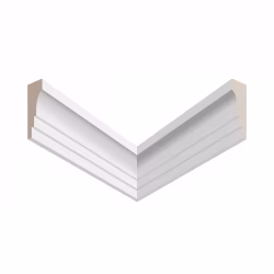 Потолочный плинтус ЛДФ под покраску Ultrawood CR 0027 2440×15×50