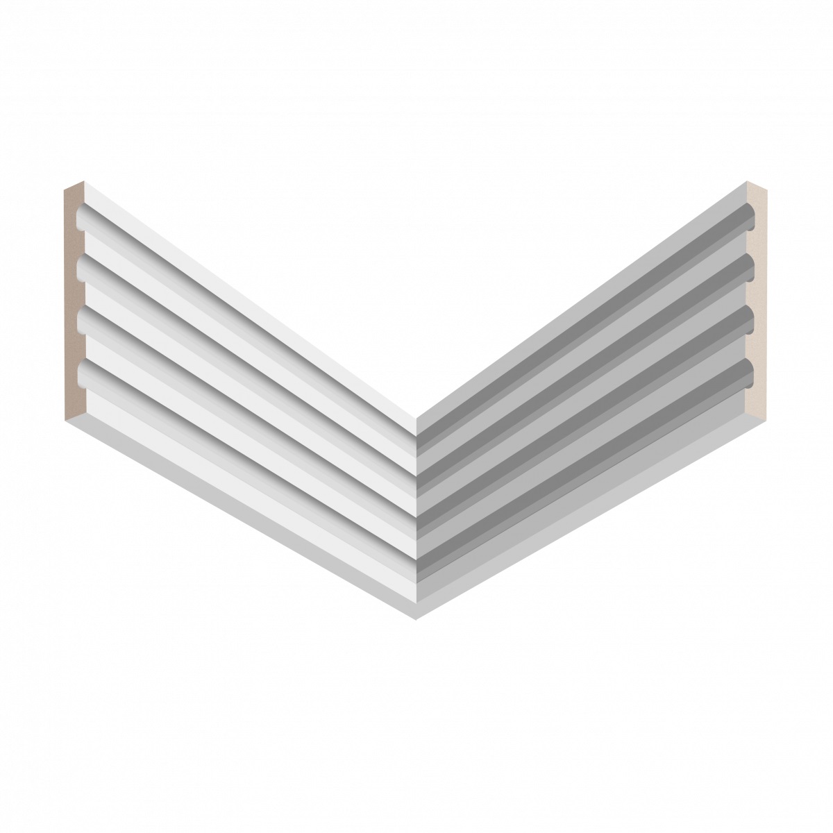 Молдинг под покраску Ultrawood N 4300 2440×150×15