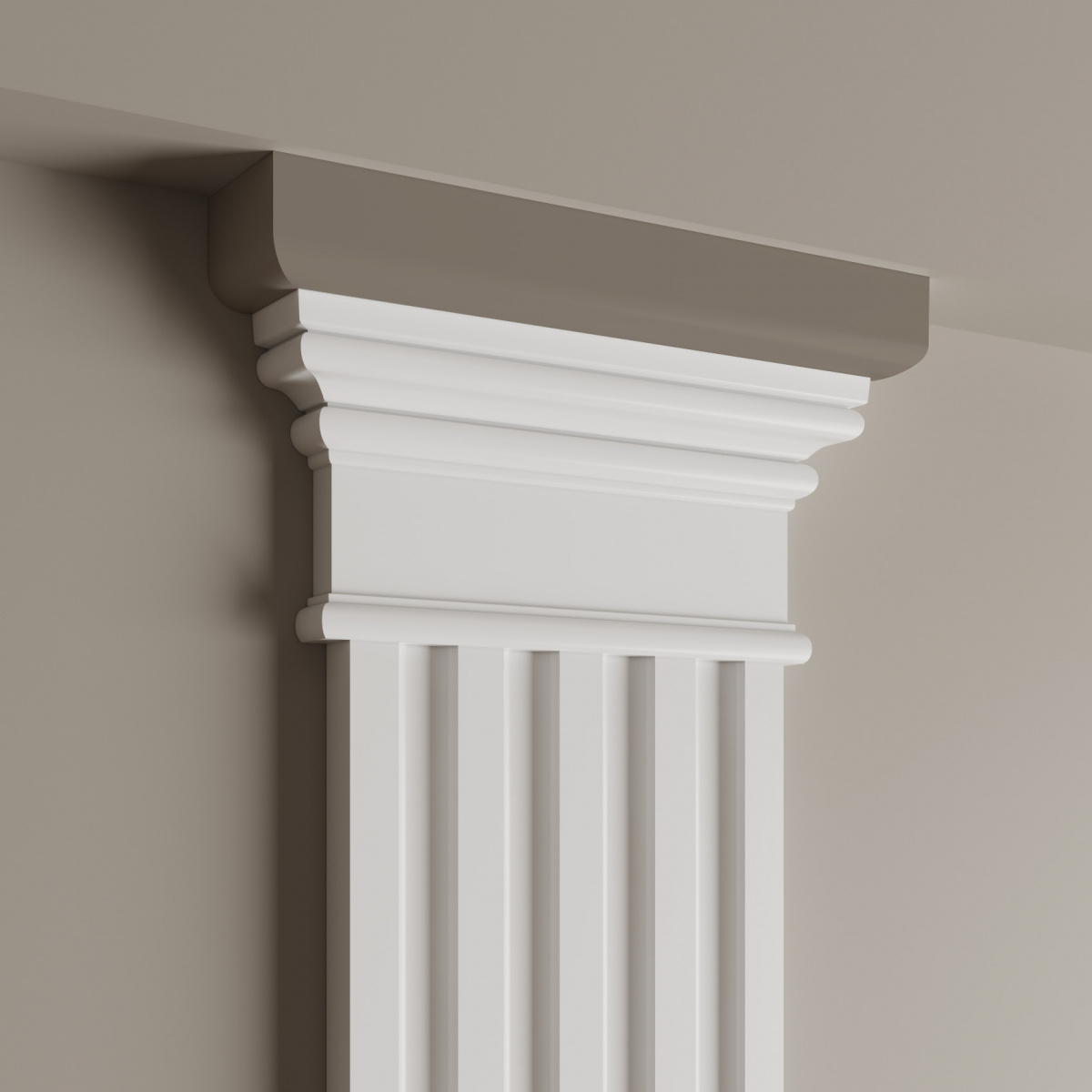 Дверной декор верхний под покраску Ultrawood D 4200 220х30×43