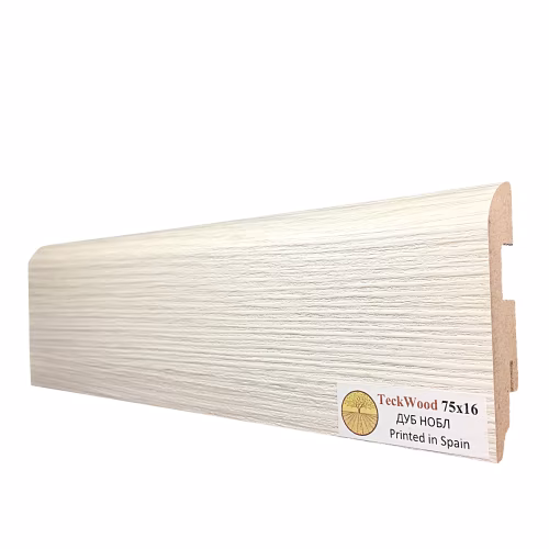 Плинтус МДФ ламинированный TeckWood Дуб Нобл 2150×75×16