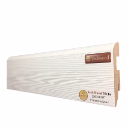 Плинтус МДФ ламинированный TeckWood Дуб Брайт 2150×75×16