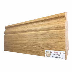 Плинтус МДФ ламинированный TeckWood Дуб Лайн 2150×100×16