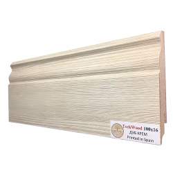 Плинтус МДФ ламинированный TeckWood Дуб Крем 2150×100×16