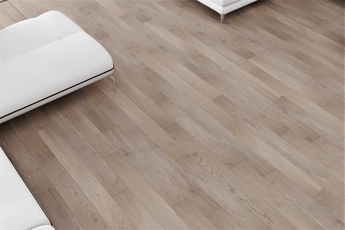 Инженерная доска Gran Parte Дуб Капучино Capuccino 003 прайм-селект 500−1500×155×15 фото в интерьере