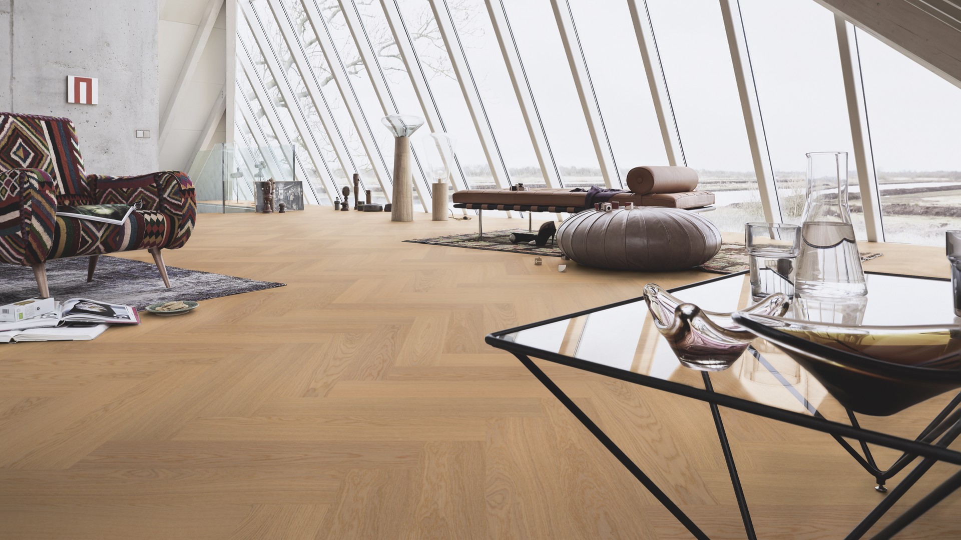 Паркетная доска Meister PS 500 Residence Дуб гармония Чистый 8583 елка 710×142×13 фото в интерьере Паркетная доска Meister PS 500 Residence Дуб гармония Чистый 8583 елка 710×142×13 фото в интерьере