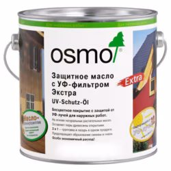 Защитное масло с УФ-фильтром Экстра Osmo UV-Schutz-Ol Extra 429 Натуральное 0,125 л