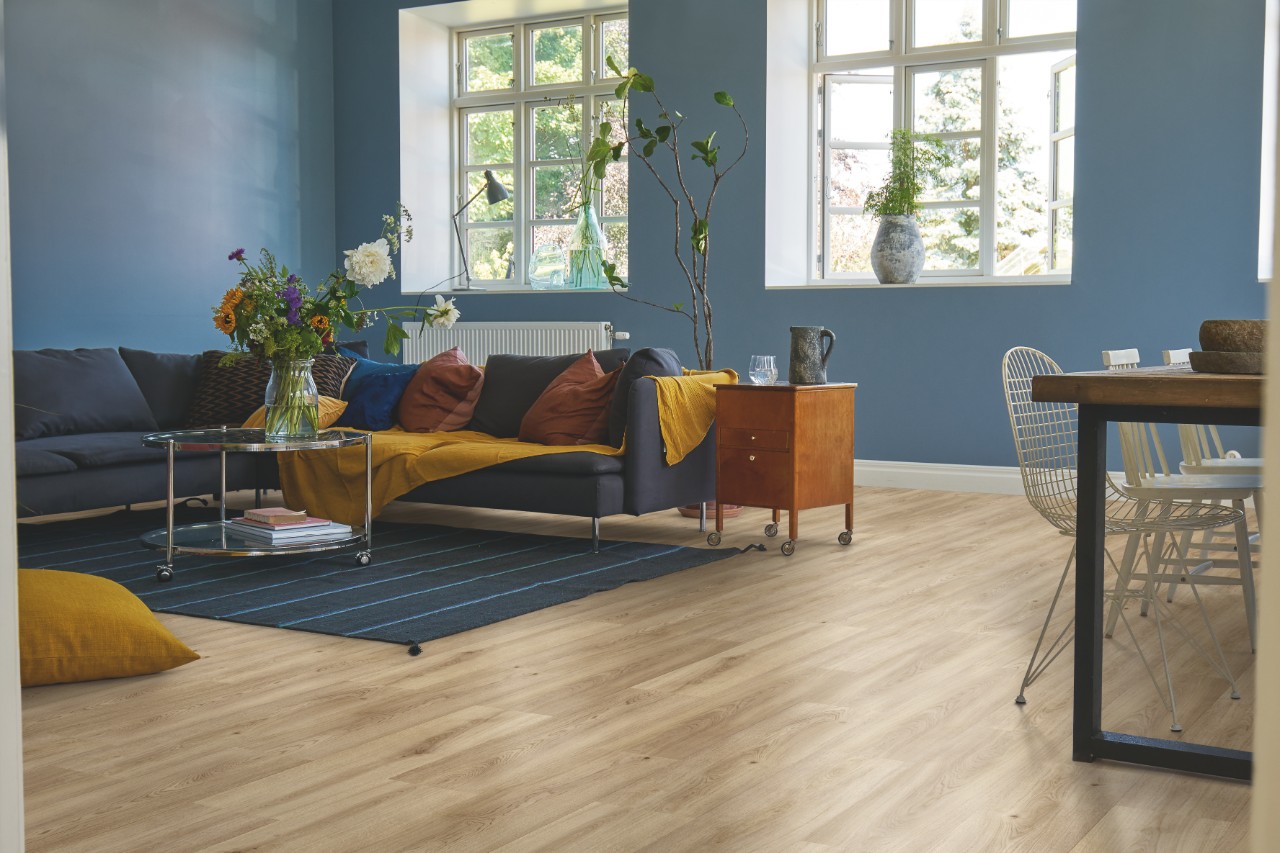 Ламинат Pergo Stavanger Pro Дуб фьорд L1245-04996 1380×278,5×8 фото в интерьере