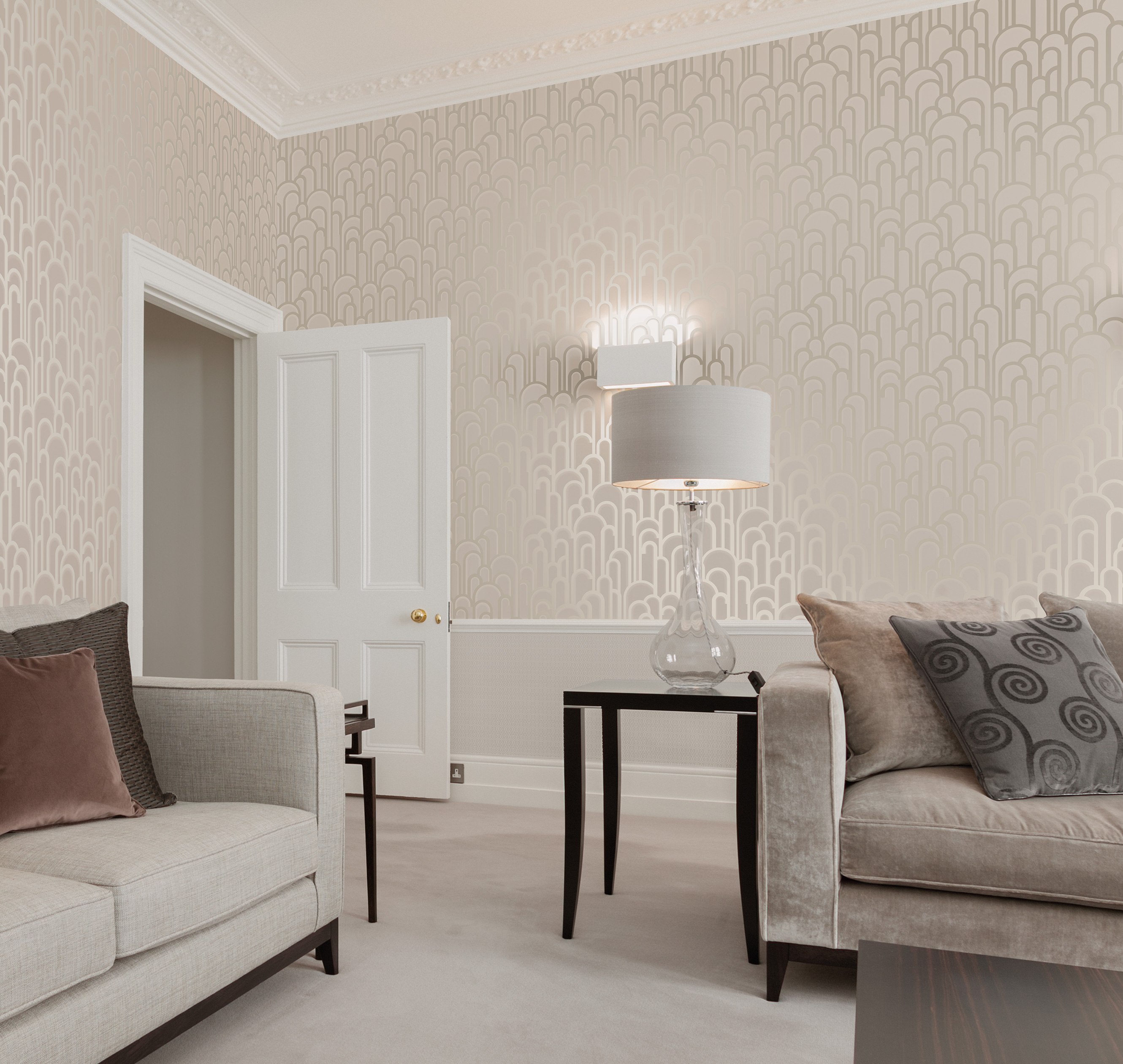 Обои Loymina Gallery Classic Arcade GC7 002 фото в интерьере