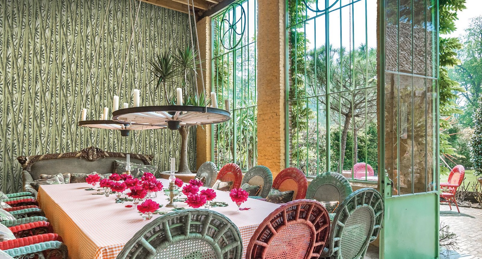 Обои Loymina Amazonia Bamboo Ins7 005/1 фото в интерьере