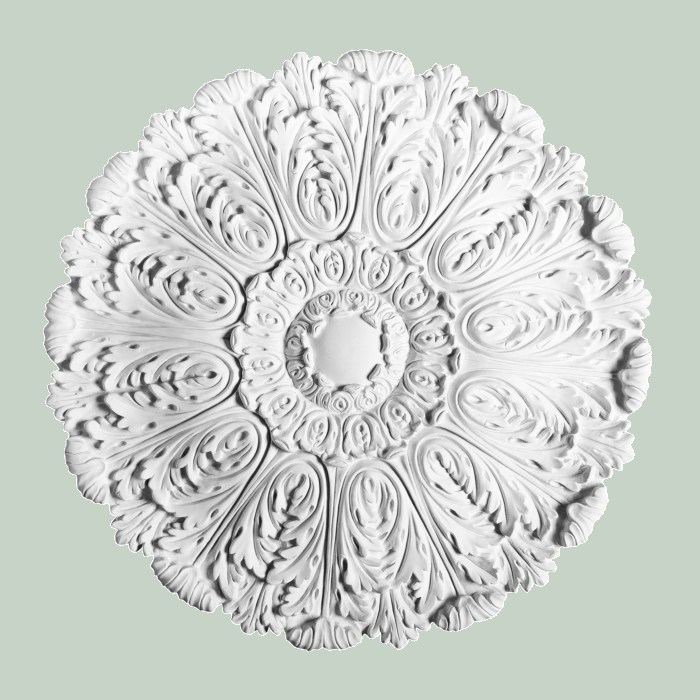 Потолочная розетка под покраску Orac Decor R27 75см