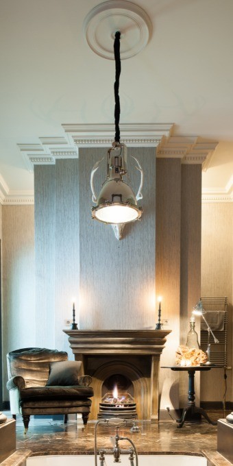 Потолочная розетка под покраску Orac Decor R76 62см фото в интерьере Потолочная розетка под покраску Orac Decor R76 62см фото в интерьере