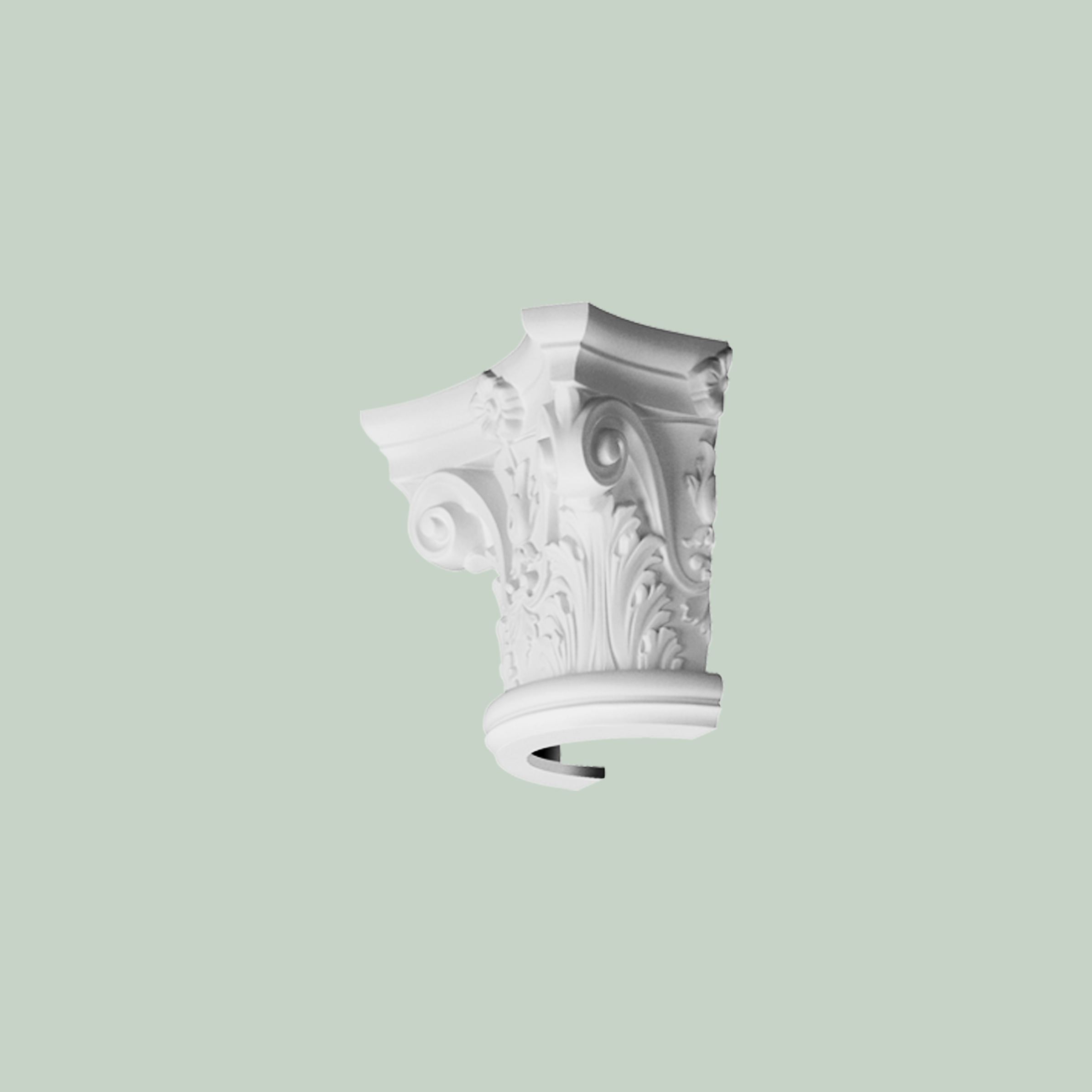 Капитель полуколонны под покраску Orac Decor K1121 Капитель полуколонны под покраску Orac Decor K1121