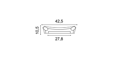 Капитель пилястры под покраску Orac Decor K251