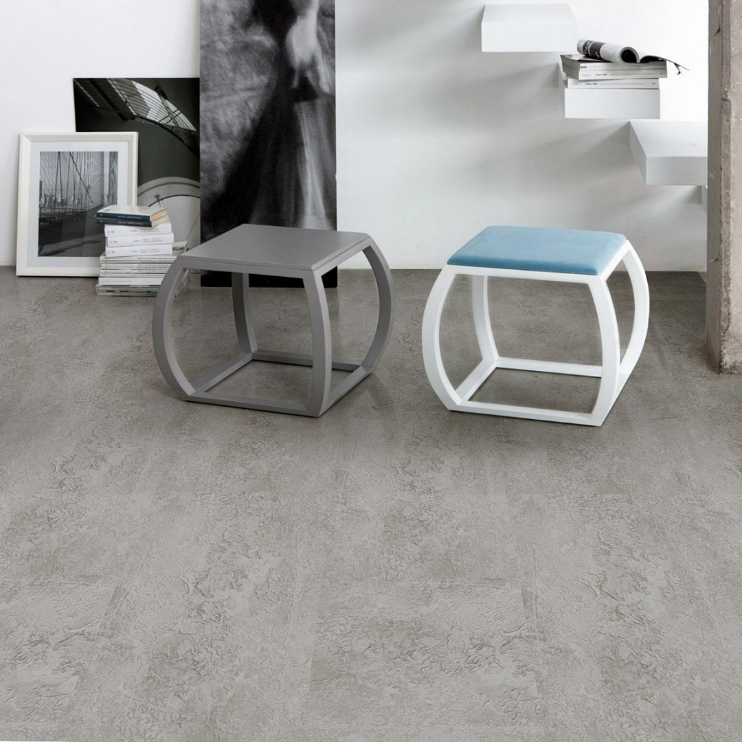 Виниловый пол CorkArt XL Slate AV 9601 X фото в интерьере