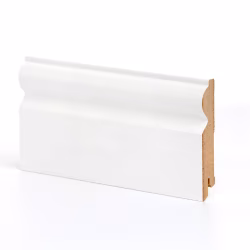 Плинтус МДФ крашеный Ликорн K-09 белый 2050×97×16