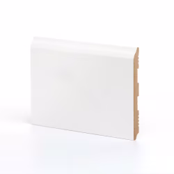 Плинтус МДФ крашеный Ликорн K-18 белый 2050×133×12