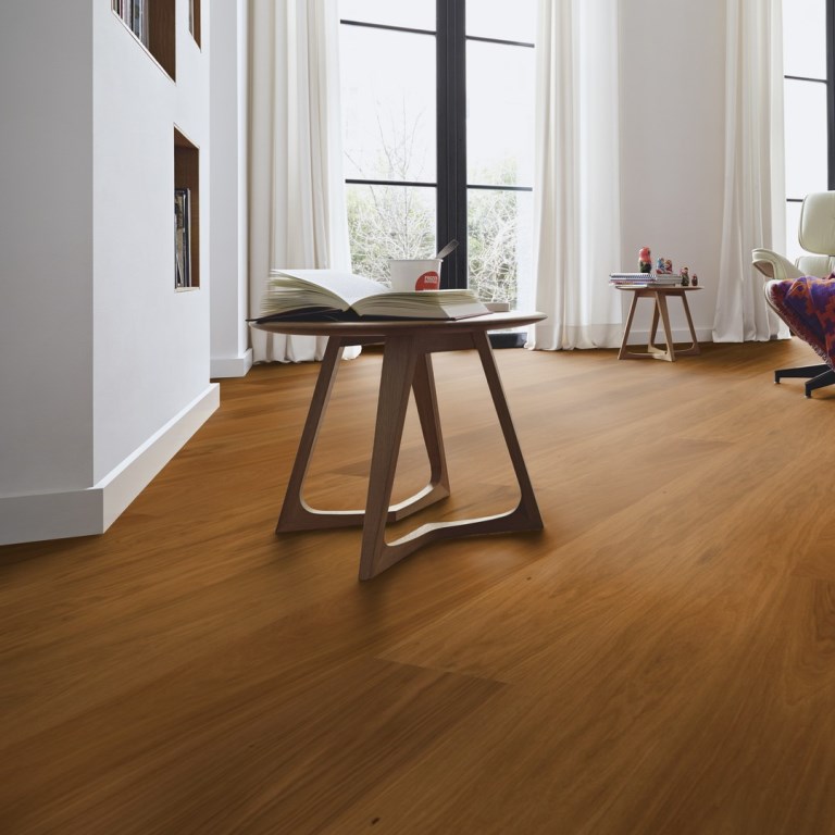 Паркетная доска Hain Planks Alpine Flame Oak Wettersteinalm Harmonious 8833 2200×195×14 фото в интерьере