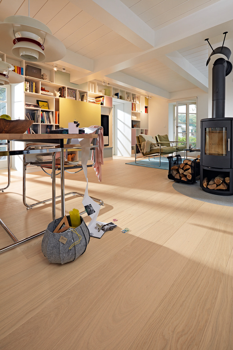 Паркетная доска Meister PD 400 Cottage Дуб гармония Чистый 8540 2200×180×13 фото в интерьере Паркетная доска Meister PD 400 Cottage Дуб гармония Чистый 8540 2200×180×13 фото в интерьере