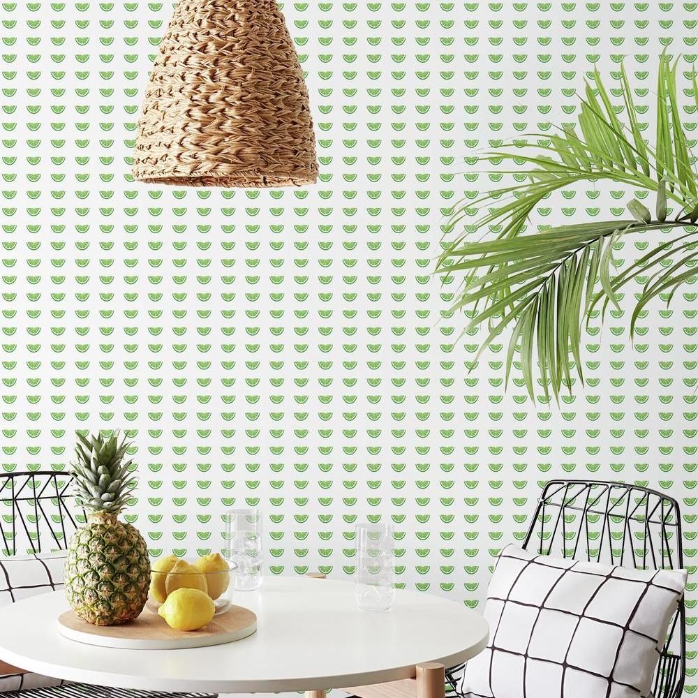 Обои York Small Prints Resource Library Citrus Party SP1515 фото в интерьере Обои York Small Prints Resource Library Citrus Party SP1515 фото в интерьере