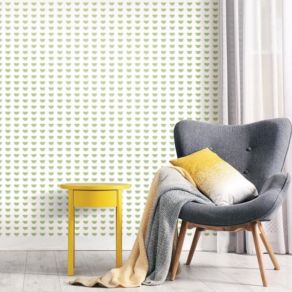 Обои York Small Prints Resource Library Citrus Party SP1515 фото в интерьере Обои York Small Prints Resource Library Citrus Party SP1515 фото в интерьере