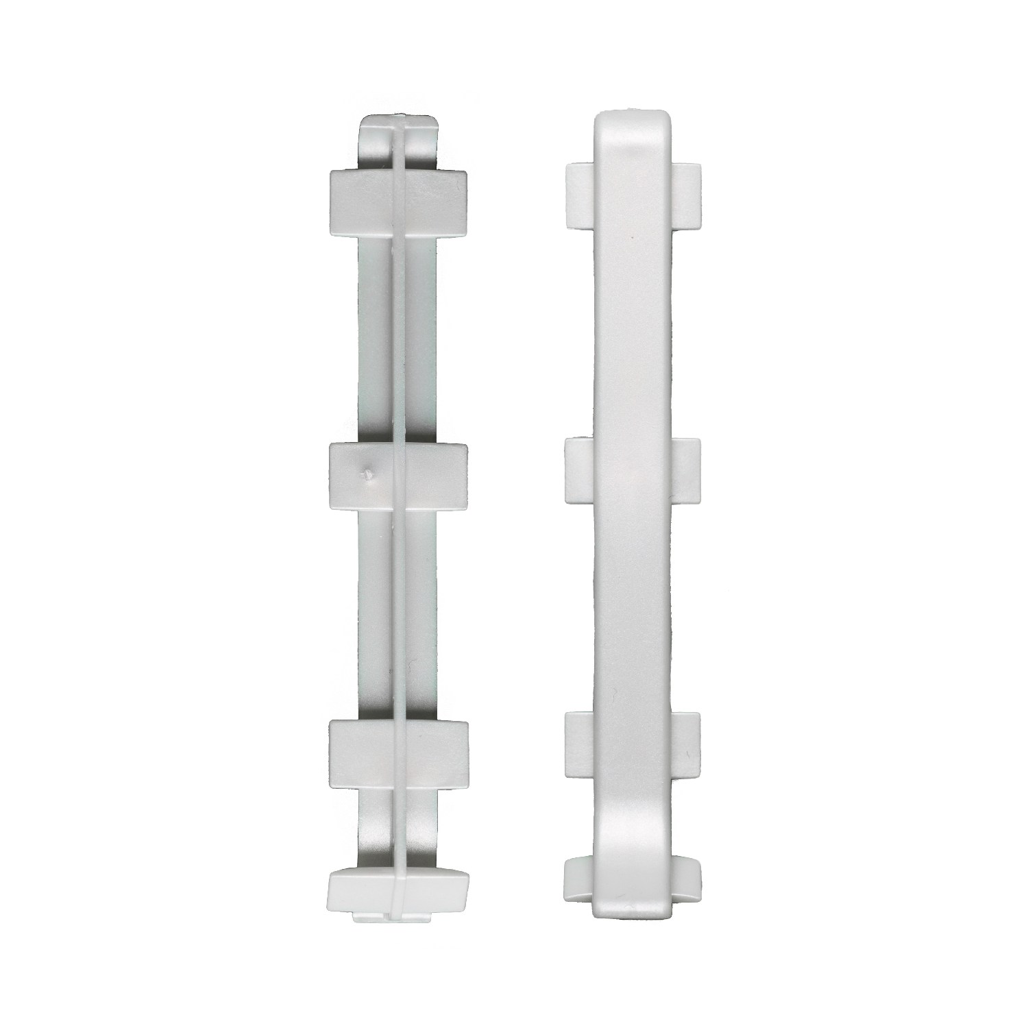 Соединитель пластиковый для плинтуса Bonkeel ПЛ60 серый 2 шт/уп