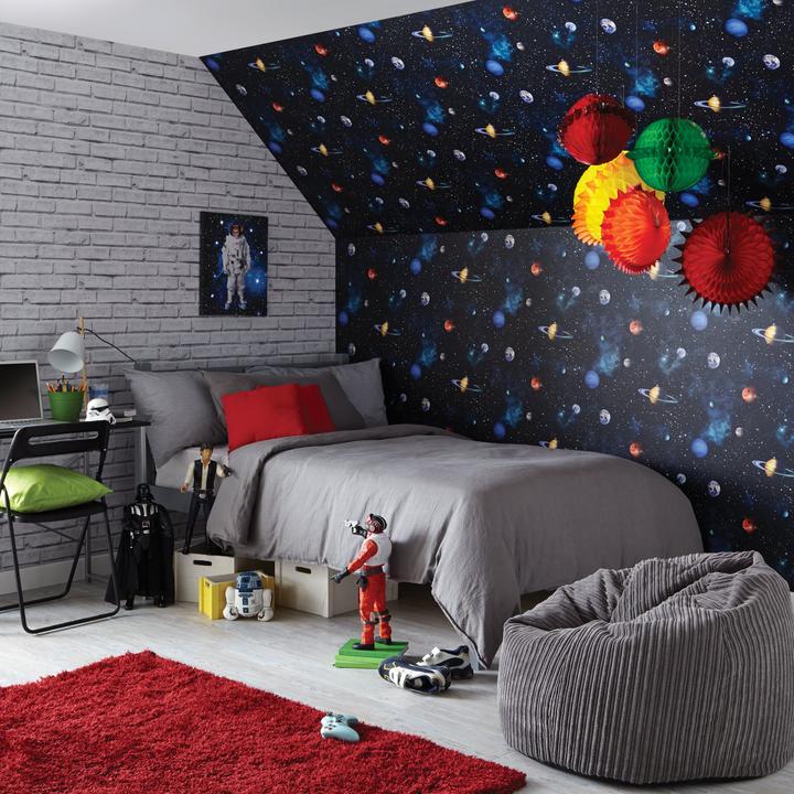 Обои ArtHouse Children Cosmos 668100 фото в интерьере