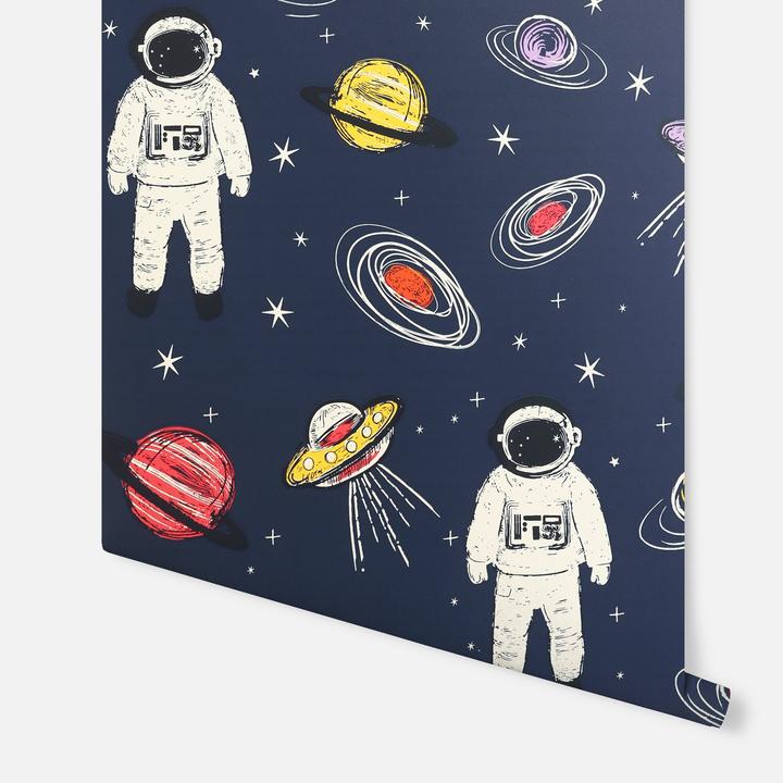 Обои ArtHouse Children Spaceman Navy 697901