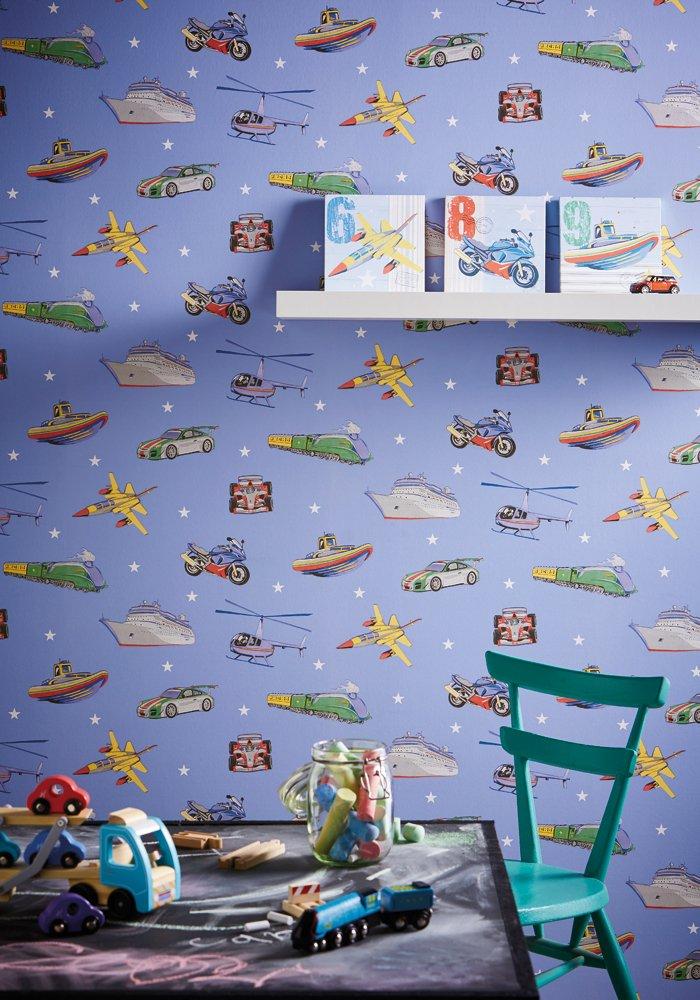 Обои ArtHouse Children Zoom Away 696203 фото в интерьере