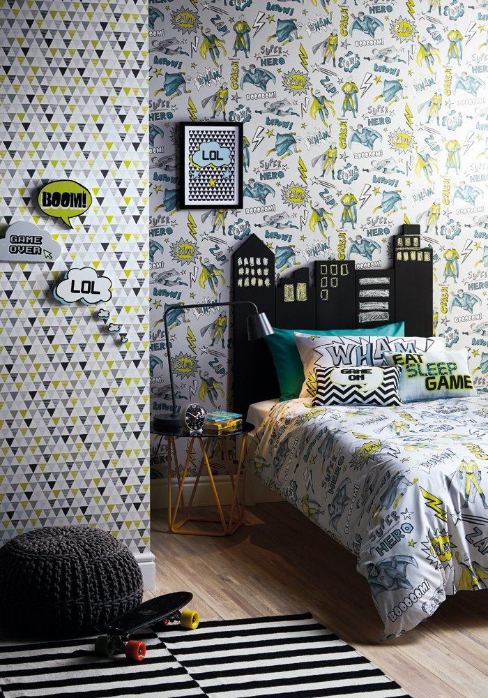 Обои ArtHouse Children Superhero 696201 фото в интерьере