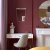 Краска Lanors Mons цвет Бордово-коричневый Claret-Brown 87 Satin 1 л фото в интерьере
