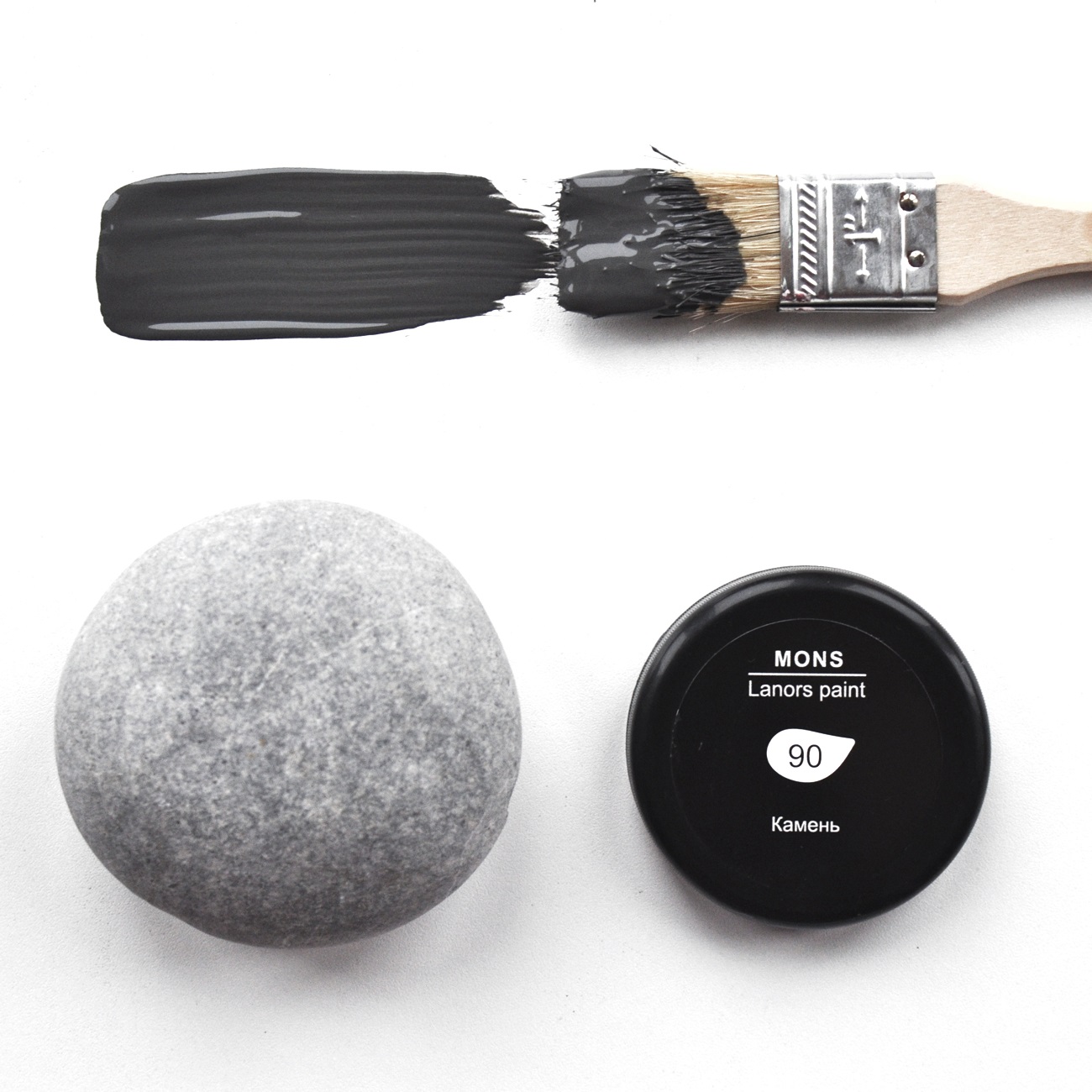 Краска Lanors Mons цвет Камень Stone 90 Satin 1 л