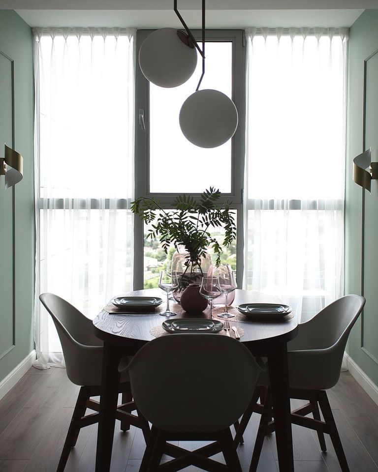 Краска Lanors Mons цвет Болотный Marsh 97 Interior 1 л фото в интерьере