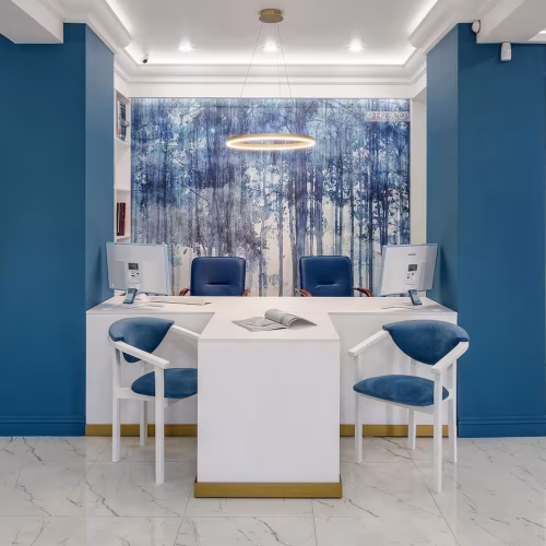 Краска Lanors Mons цвет Сапфир Sapphire 111 Exterior 4.5 л