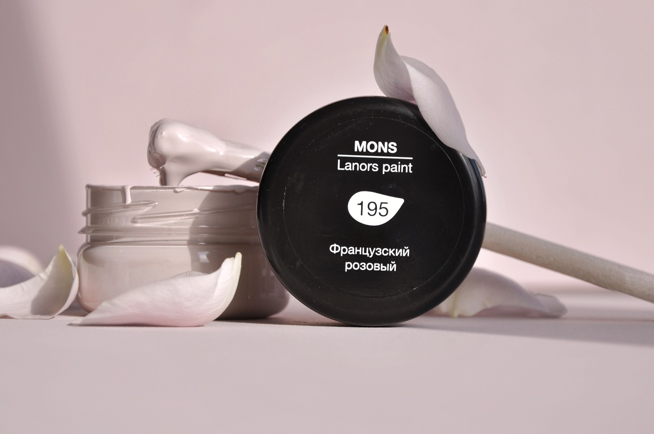 Краска Lanors Mons цвет Французский розовый French pink 195 Exterior 4.5 л фото в интерьере