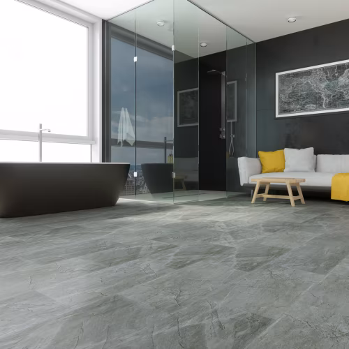 Кварцвиниловый SPC ламинат Fargo Stone Платиновый Агат 67S455 600×300×4
